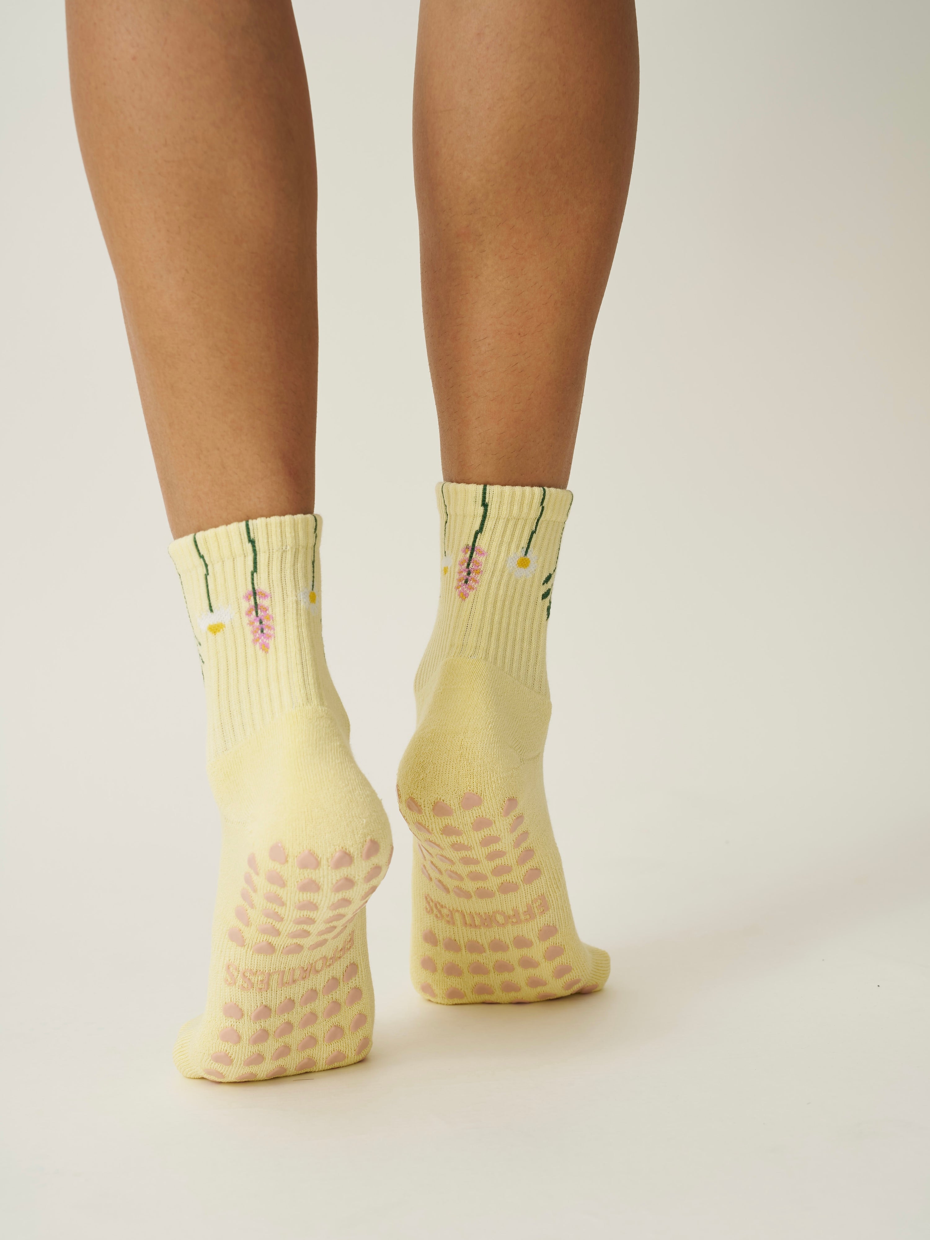 🌿 Flower Stem Grip Sock