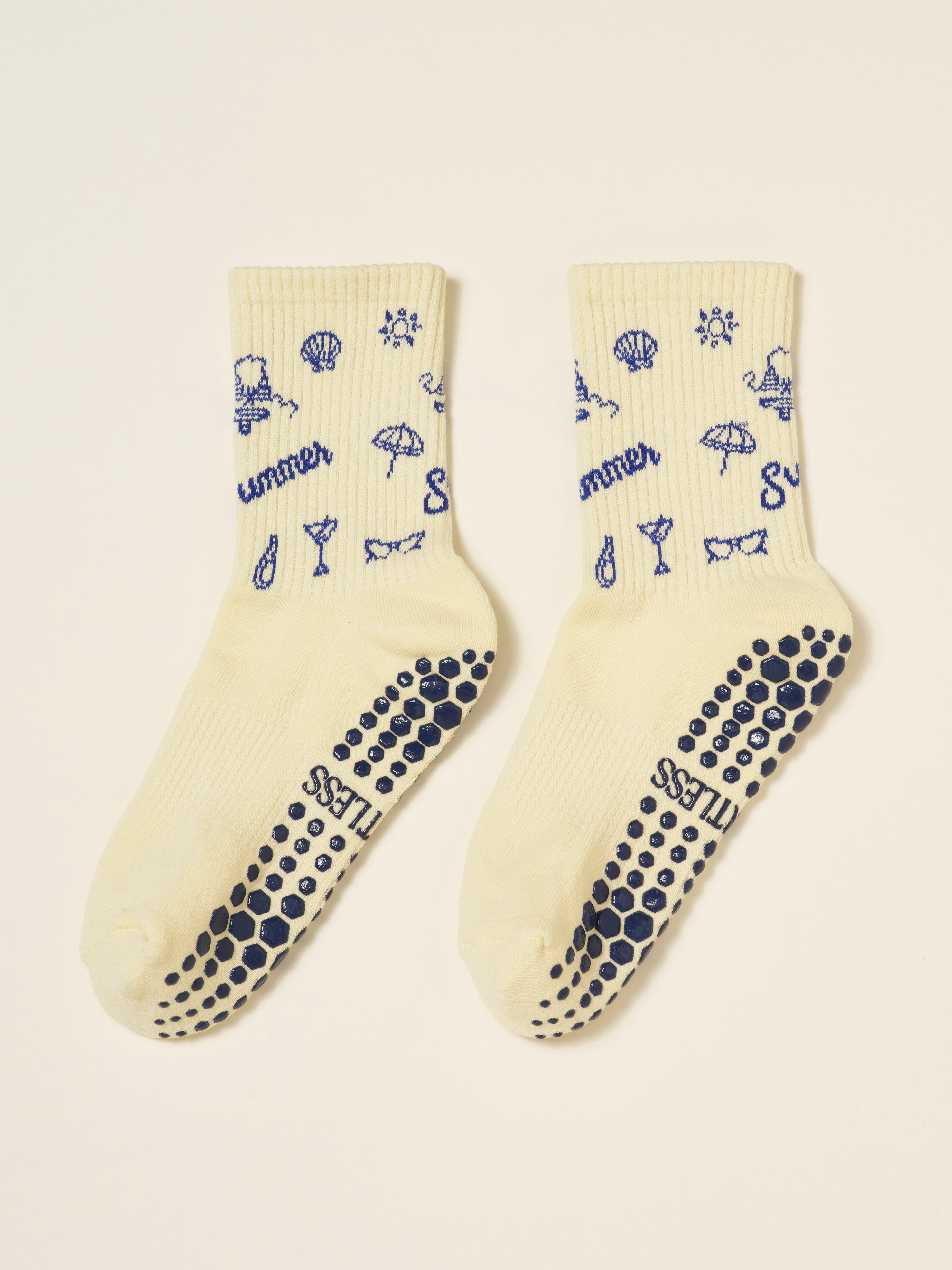 ☀️ Vintage Sumer Grip Sock