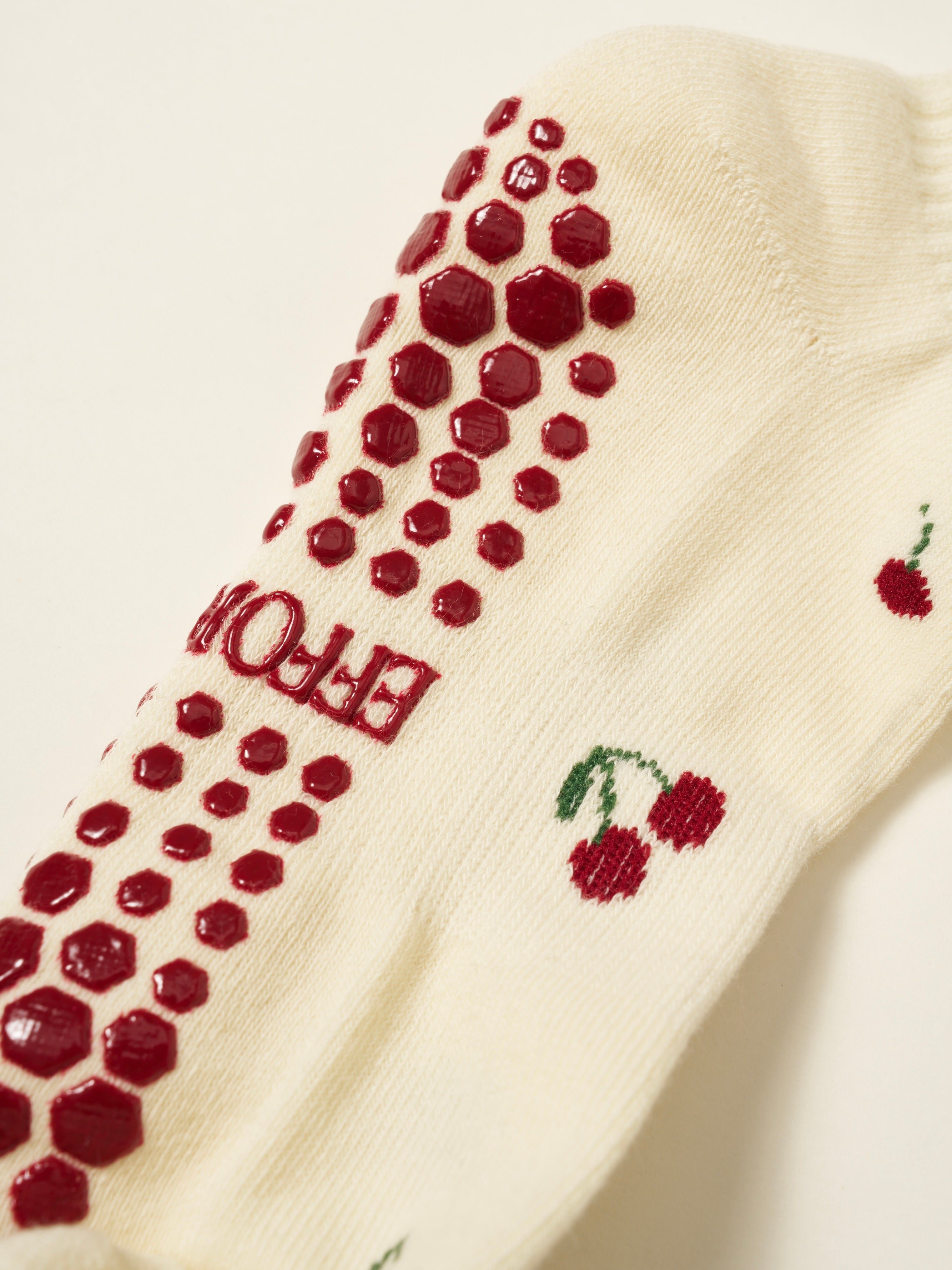 🍒 Little Cherry Petal Grip Sock