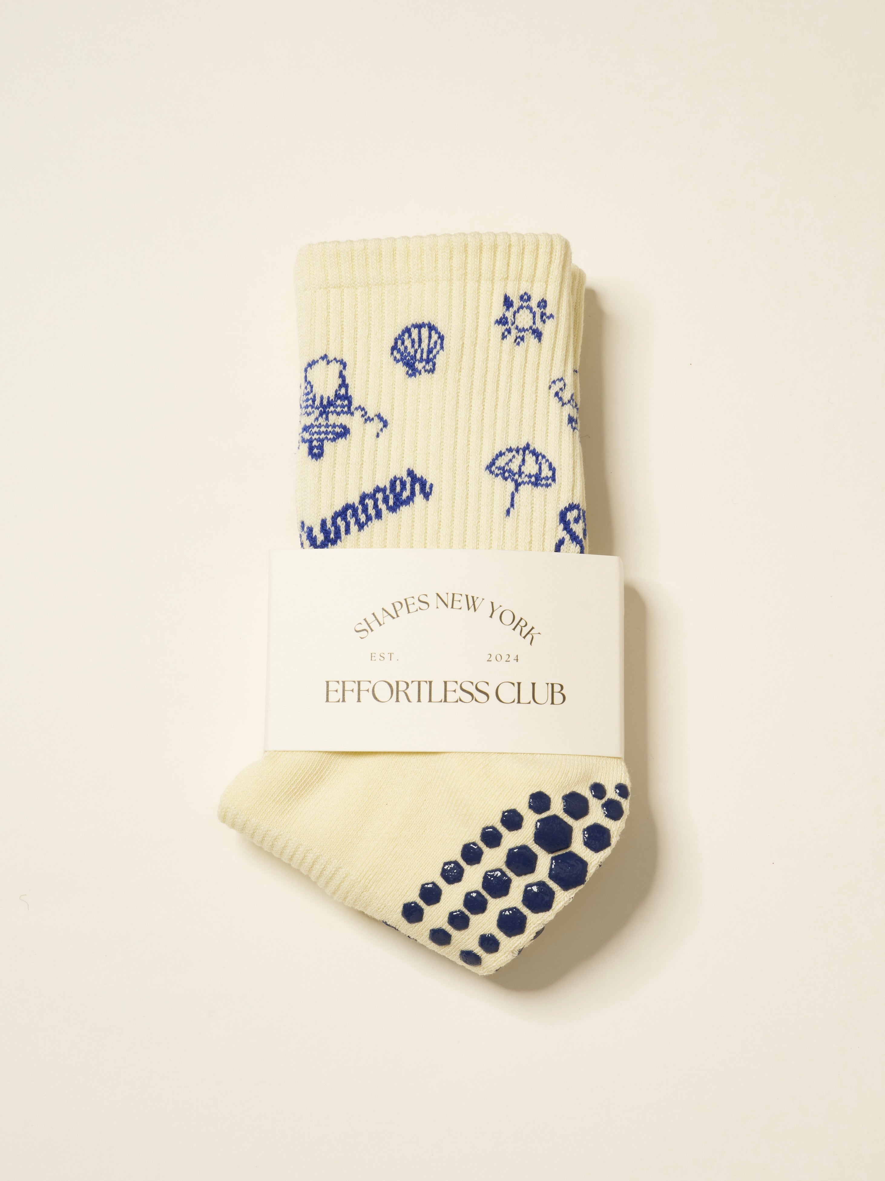 ☀️ Vintage Sumer Grip Sock