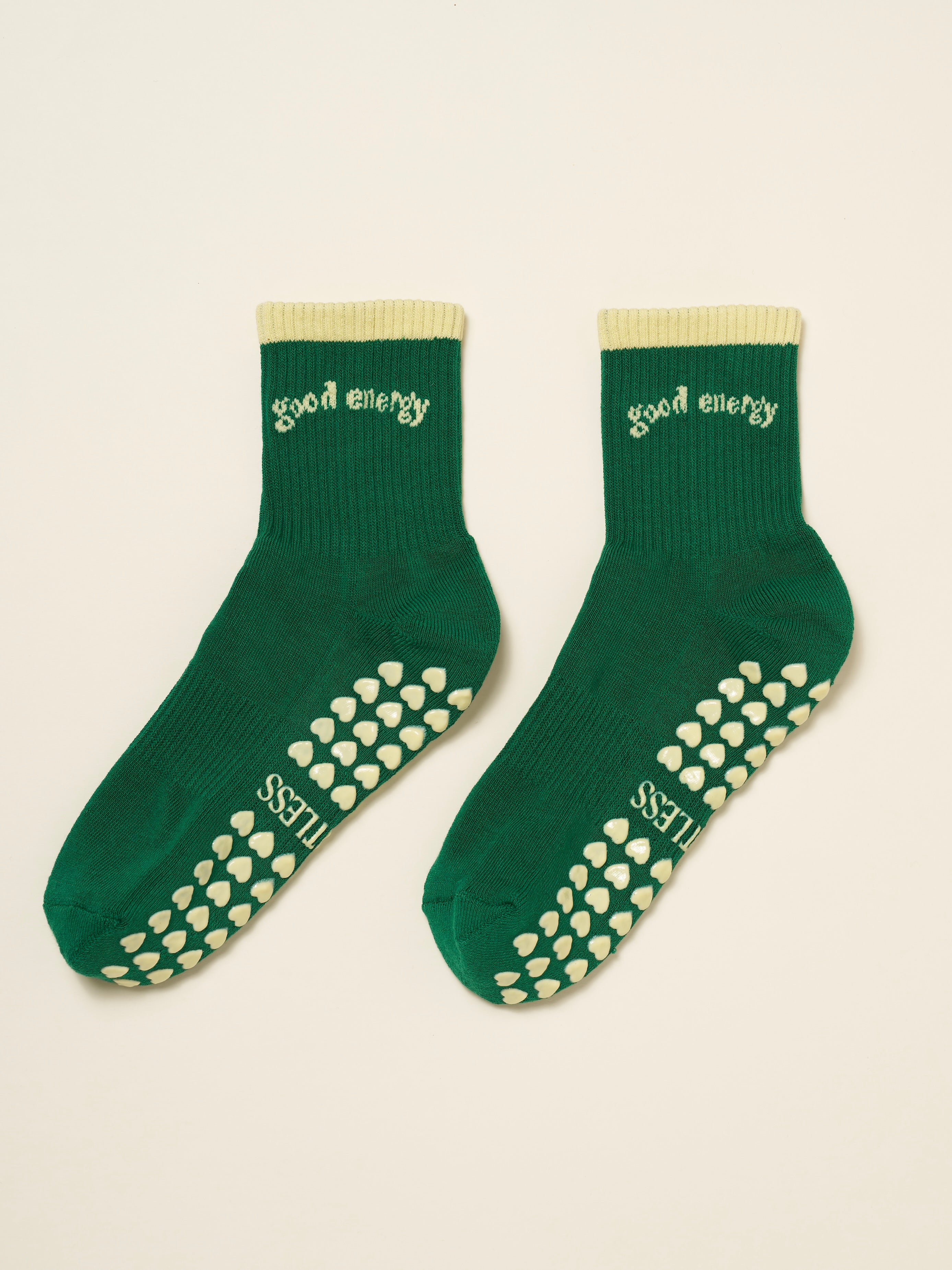 🧘🏼‍♀️ Good Energy Grip Sock [Green]