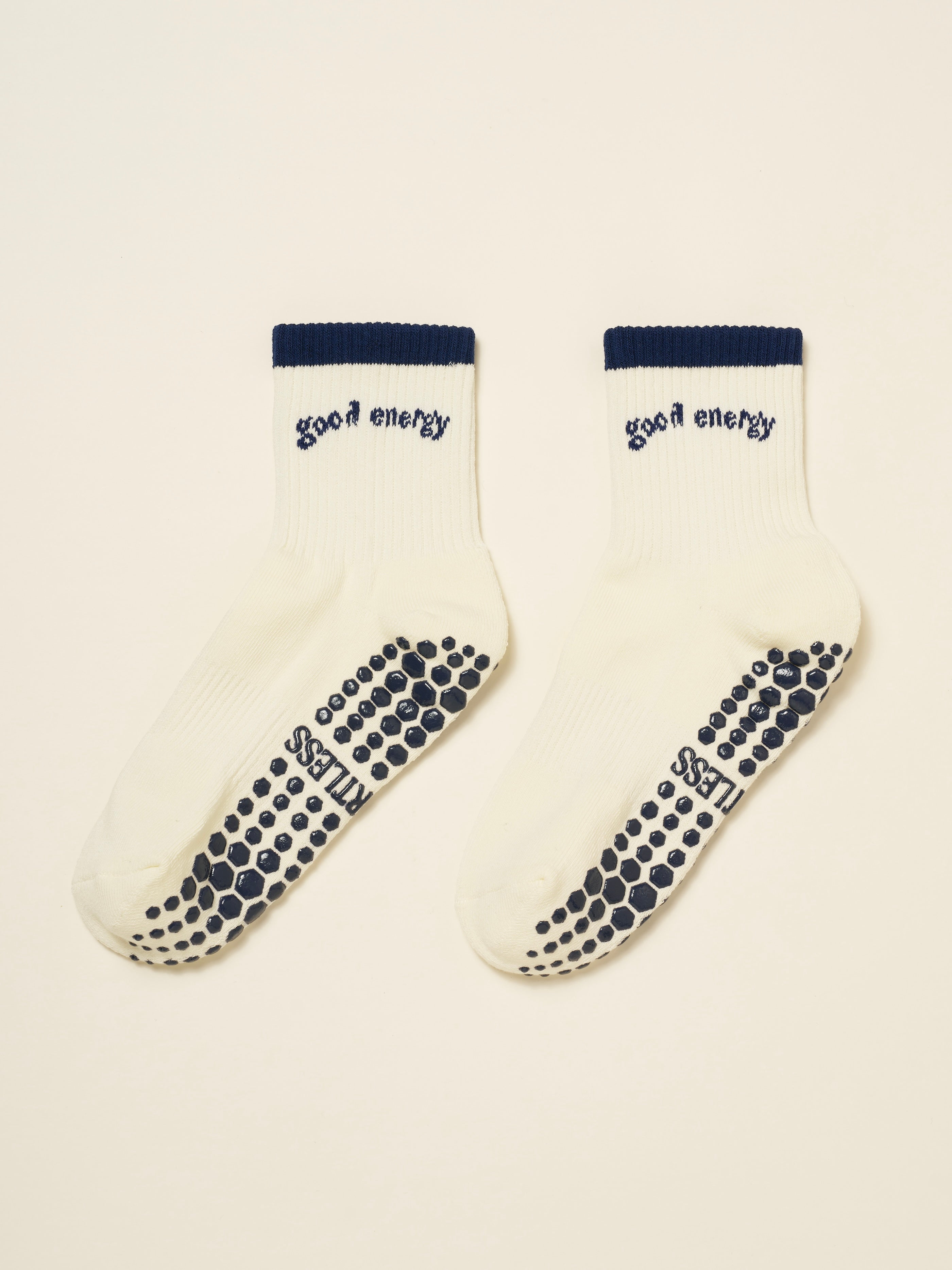 🧘🏼‍♀️ Good Energy Grip Sock [Navy]
