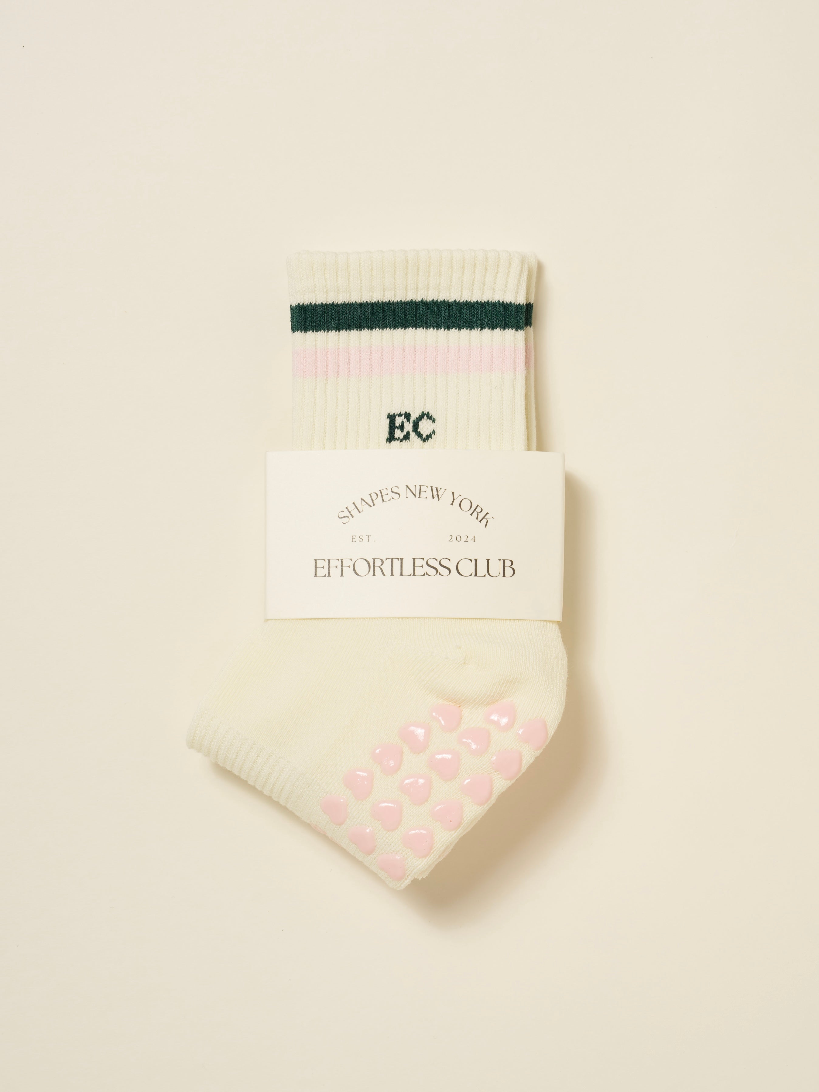 ✨ Effortless Club Retro Striped Grip Sock