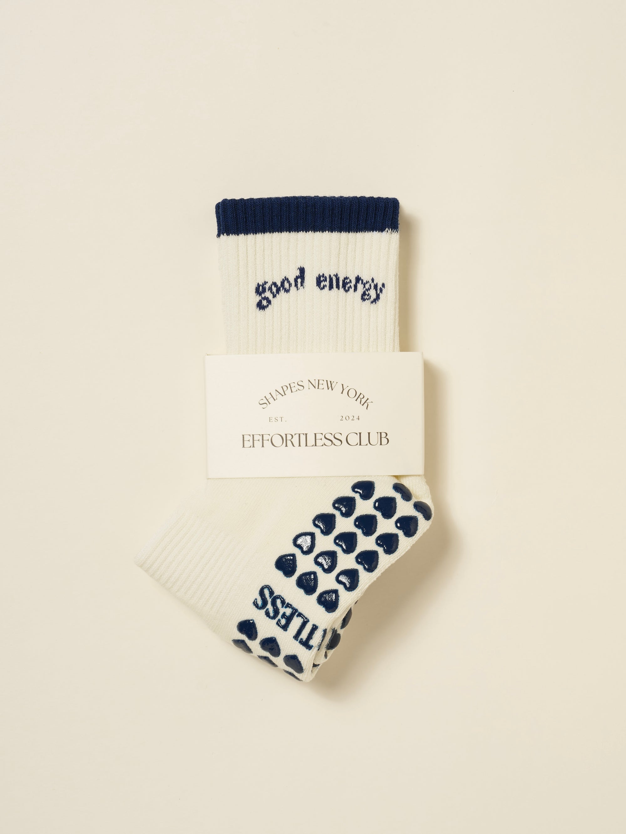 🧘🏼‍♀️ Good Energy Grip Sock [Navy]